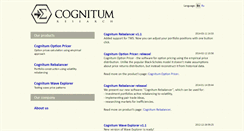 Desktop Screenshot of cognitum-research.com